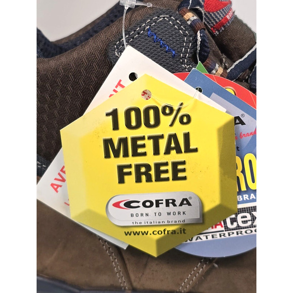 COFRA the Italian Brand Men's Size 8W Waterproof Chase Brown EH PR Work Boots - Picture 12 of 16